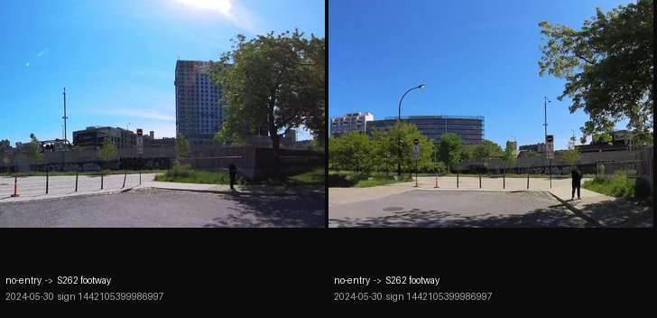 J189. The end of Brennan in May 2024. Photos: Mapillary, CC BY-SA 4.0.